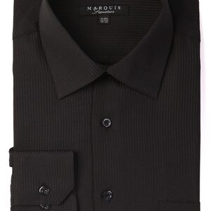 Marquis Signature Collection Black Dress Shirt-0
