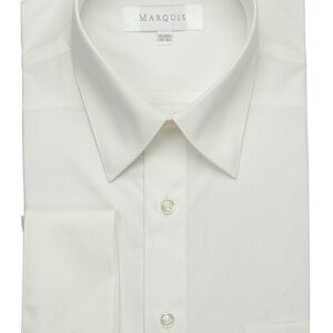 Marquis Ecru Dress Shirt with French Cuff & Links-0