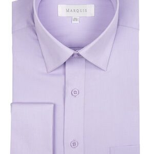 Marquis Lilac Dress Shirt with French Cuff & Links-0