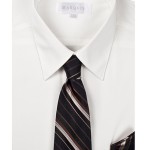 Marquis Ecru Dress Shirt with Ties & Handkerchief-0