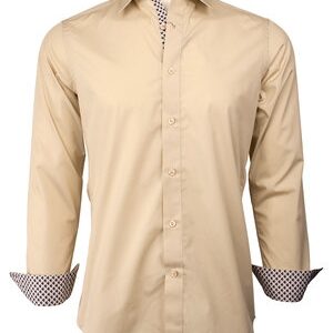 Sand Trimmed Dress Shirt-0