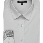 Silver Trimmed Dress Shirt-0