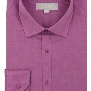 Marquis Signature Collection Grape Dress Shirt-0