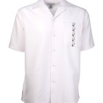 Marquis White Regular Collar Short Sleeve Shirt-0