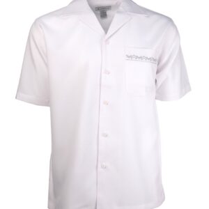 Marquis White Regular Collar Short Sleeve Shirt-0