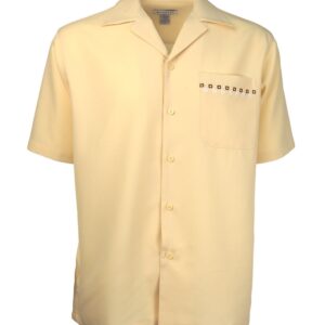 Marquis Cornsilk Regular Collar Short Sleeve Shirt-0