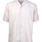 Marquis Silver Regular Collar Short Sleeve Shirt-0