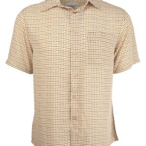 Marquis Sand Regular Collar Short Sleeve Shirt-0