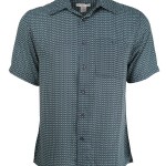 Marquis Winter Green Regular Collar Short Sleeve Shirt-0