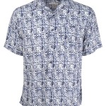 Marquis Navy Regular Collar Short Sleeve Shirt-0