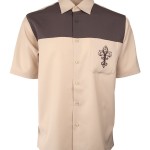 Marquis Sand Regular Collar Short Sleeve Shirt-0