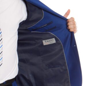 Royal Blue Ultra Slim Fit Two Button Suit-11208