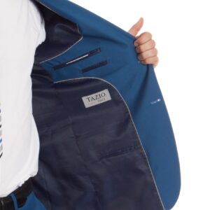 French Blue Ultra Slim Fit Two Button Suit-11212