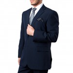 Navy Tailored Fit Two Button Suit