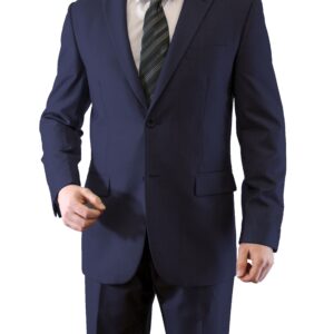 Indigo Modern Fit Two Button Suit
