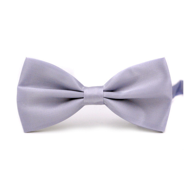 Silver Bow Tie
