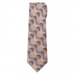 Classic Width Orange Patterned Tie