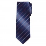 Classic Width Blue Patterned Tie