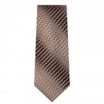 Marquis Classic Width Diagonal Brown Woven Patterned Tie