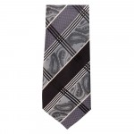 Marquis Classic Width Black Patterned Tie