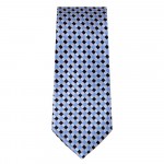 Marquis Slim Width Blue Diagonal Woven Patterned Tie