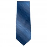 Marquis Slim Width Blue Diagonal Stripe Pattern Tie