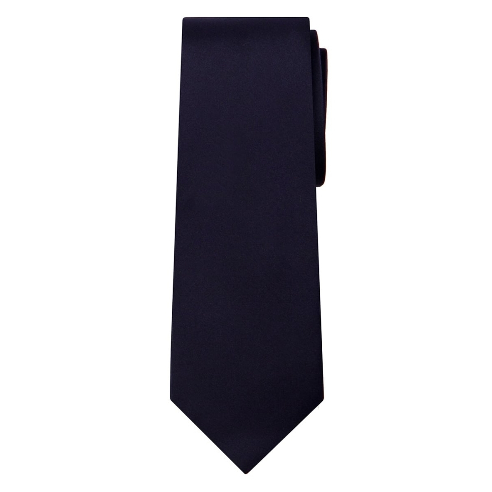 Marquis Classic Width Solid Navy Tie