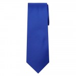 Marquis Classic Width Solid Blue Tie