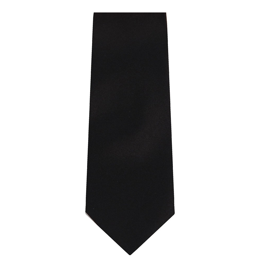 Marquis Slim Width Solid Black Tie