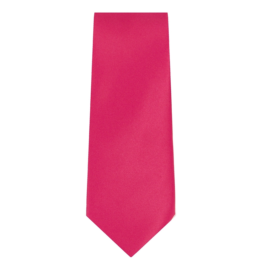 Marquis Slim Width Solid Fuchsia Tie