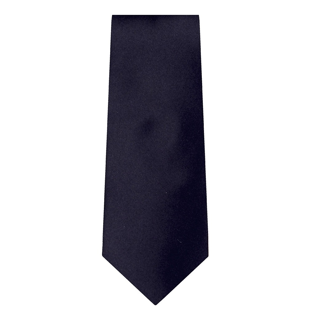 Marquis Slim Width Solid Navy Tie