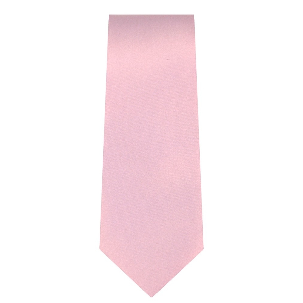 Marquis Slim Width Solid Pink Tie