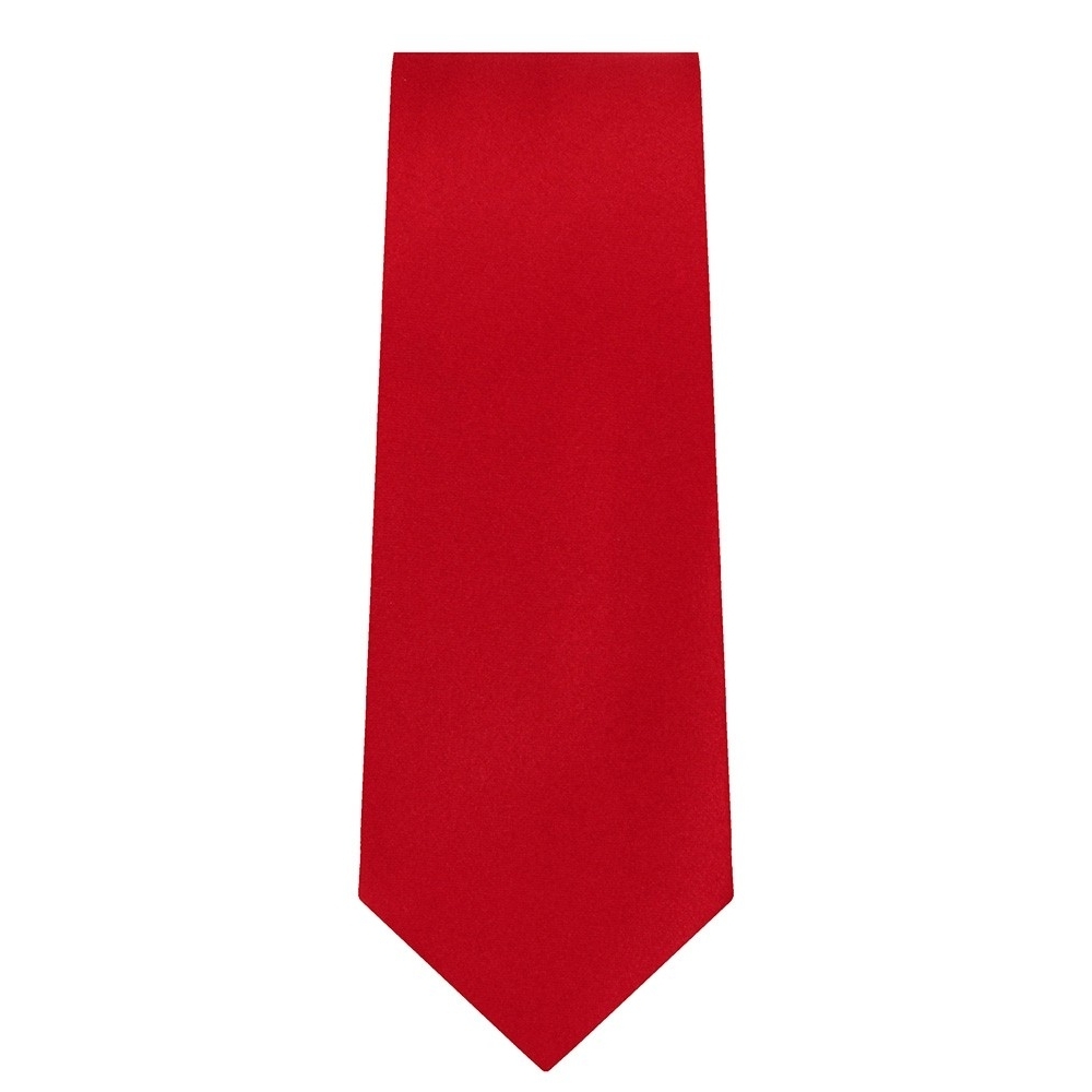 Slim Width Red Tie