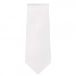 Marquis Slim Width Solid White Tie