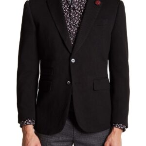 TR Premium Multi-Colored Lining Black Blazer-0