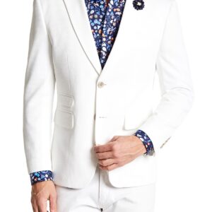 TR Premium White Blazer-0