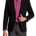 TR Premium Modern-Fit Black Blazer-0