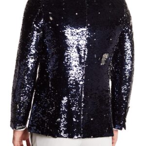 TR Premium Purple and Silver Sequence Blazer-11569