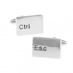 CTRL and ESC Button Cuff Links