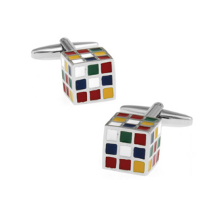 Rubiks Cube Cuff Links
