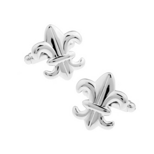 Silver Fleur-de-Lis Cuff Links