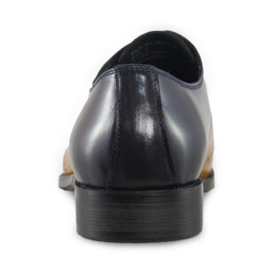 Moretti Two Tone Oxfords Cognac and Black-14523