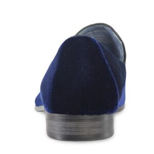 Moretti Navy Loafers with Buckle-14494