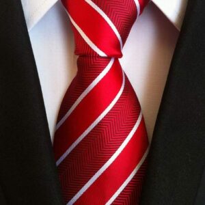 Red Striped Tie