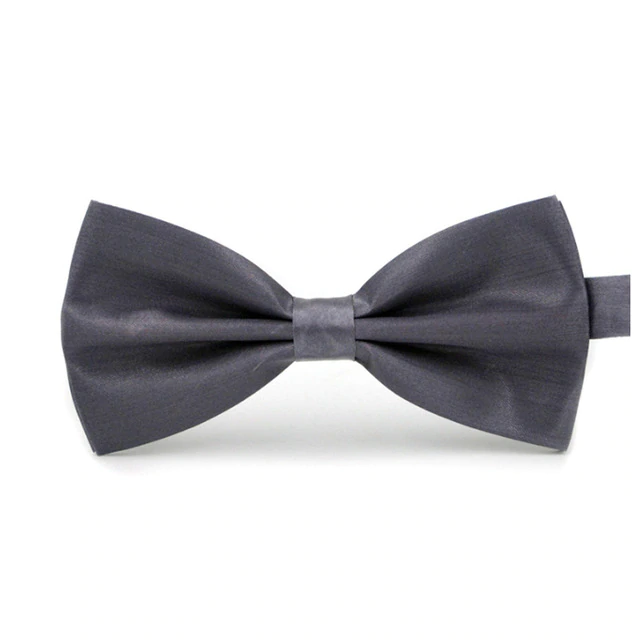 Gray Bow Tie